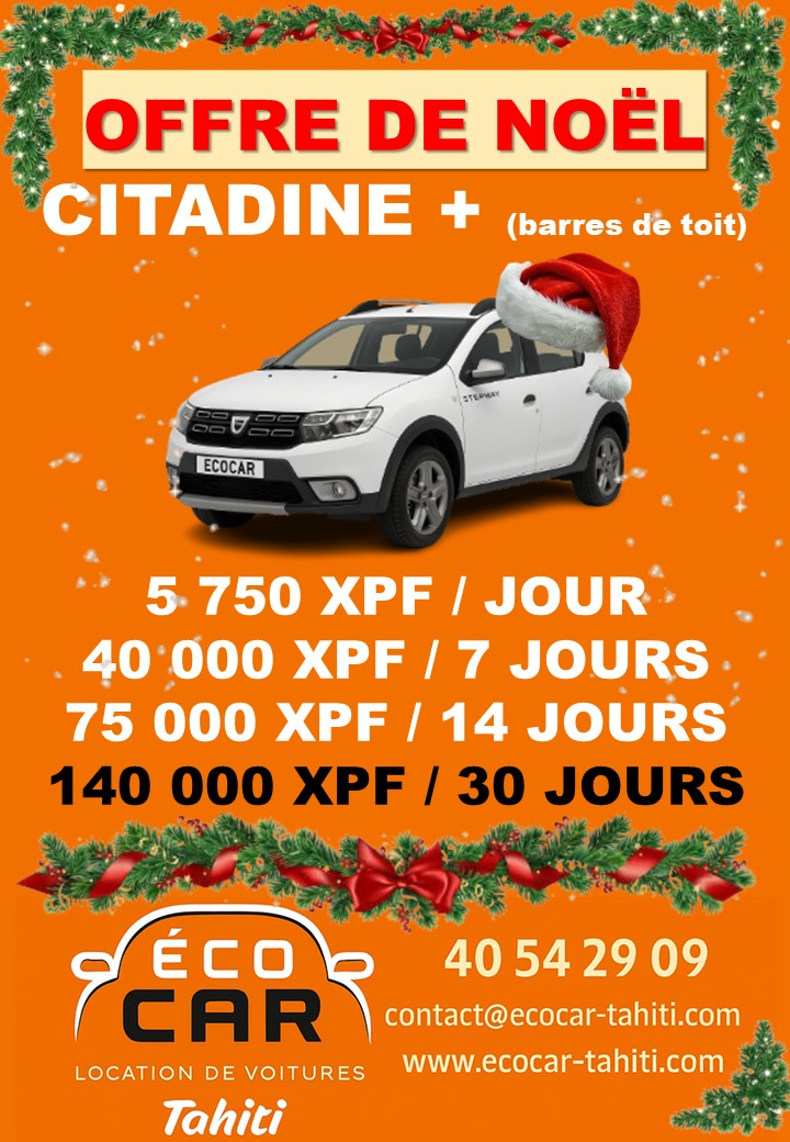 Promo Noel 2025 Citadine +