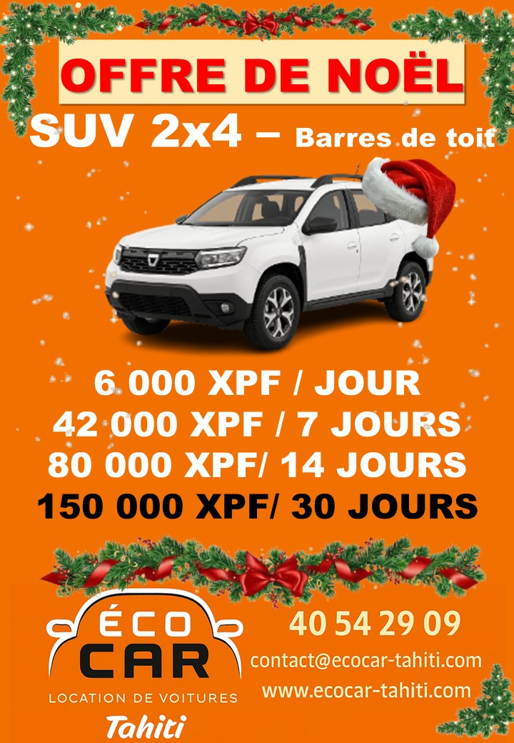 Promo Noel 2025 SUV 2x4